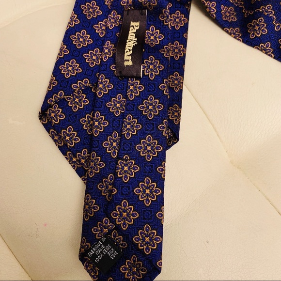 PAUL STUART  MEN'S TIE 100% SILK  MADE IN ITALY - Picture 2 of 3